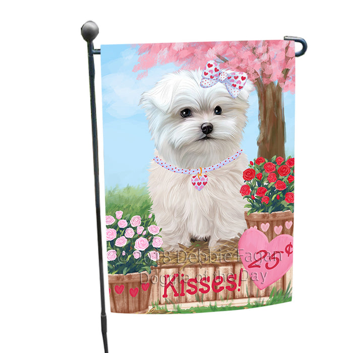 Rosie 25 Cent Kisses Maltese Dog Garden Flag GFLG56515