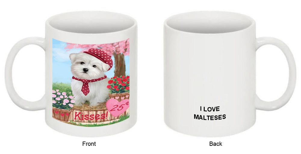 Rosie 25 Cent Kisses Maltese Dog Coffee Mug MUG51366