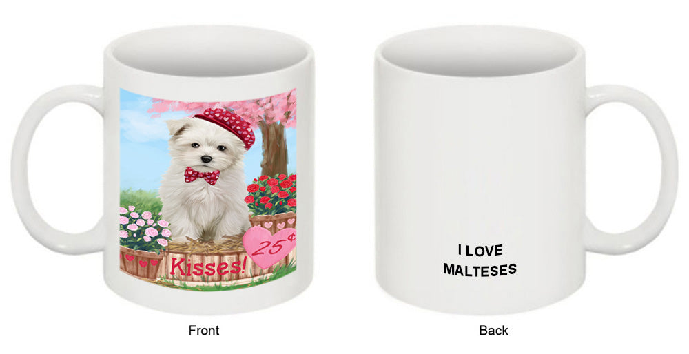 Rosie 25 Cent Kisses Maltese Dog Coffee Mug MUG51367