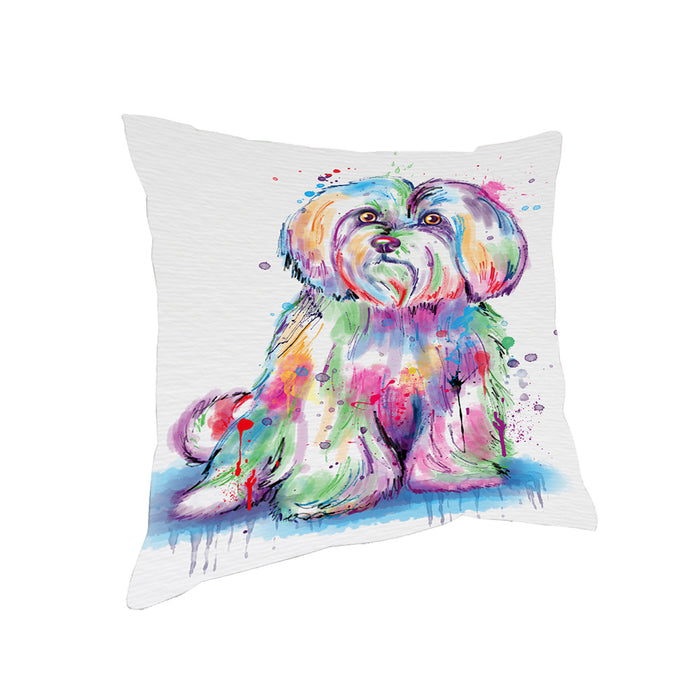 Watercolor Maltese Dog Pillow PIL83784