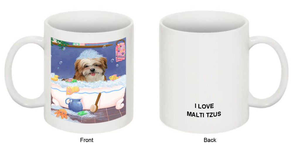 Rub A Dub Dog In A Tub Malti Tzu Dog Coffee Mug MUG52799