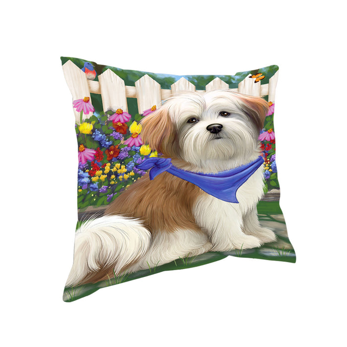 Spring Floral Malti Tzu Dog Pillow PIL55508
