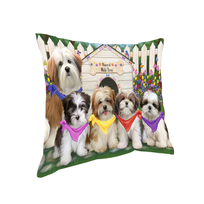 Spring Dog House Malti Tzus Dog Pillow PIL55512