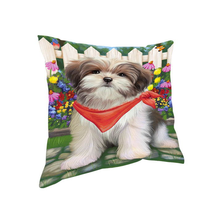 Spring Floral Malti Tzu Dog Pillow PIL55520