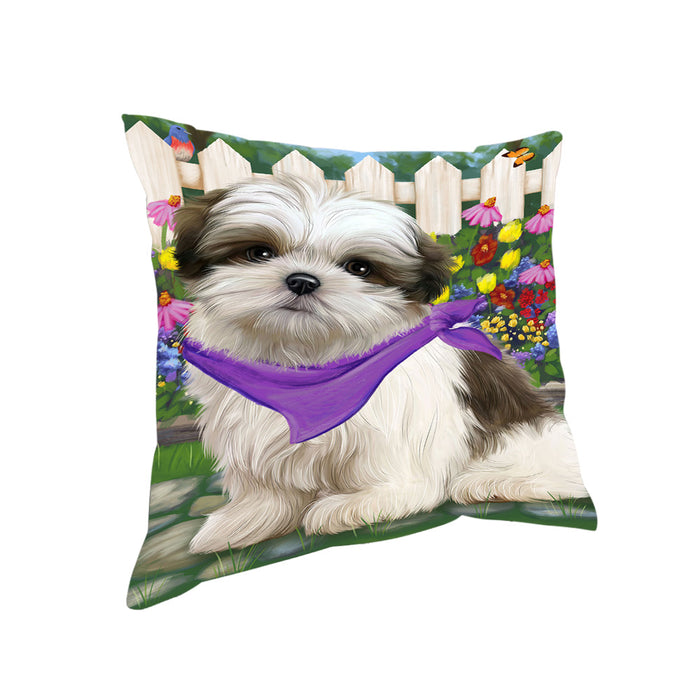 Spring Floral Malti Tzu Dog Pillow PIL55524