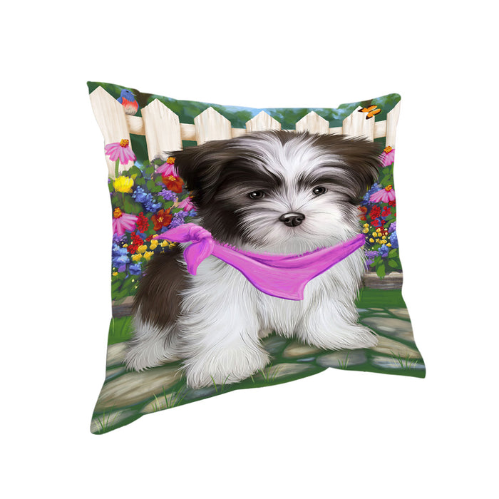 Spring Floral Malti Tzu Dog Pillow PIL55528