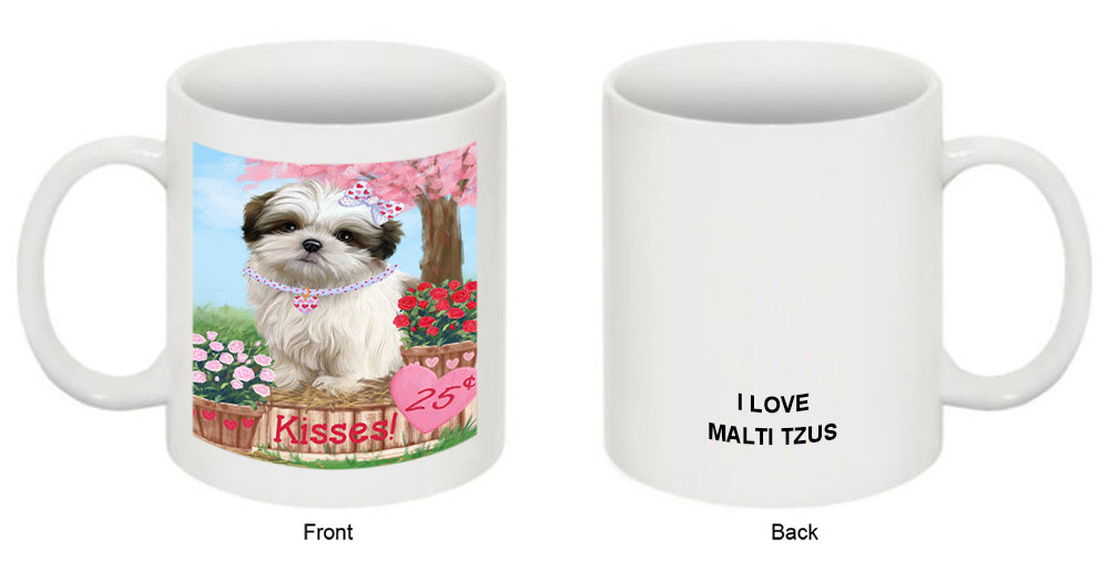 Rosie 25 Cent Kisses Malti Tzu Dog Coffee Mug MUG51368