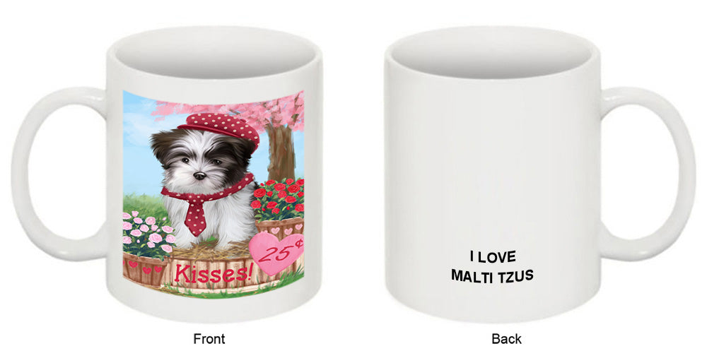 Rosie 25 Cent Kisses Malti Tzu Dog Coffee Mug MUG51369