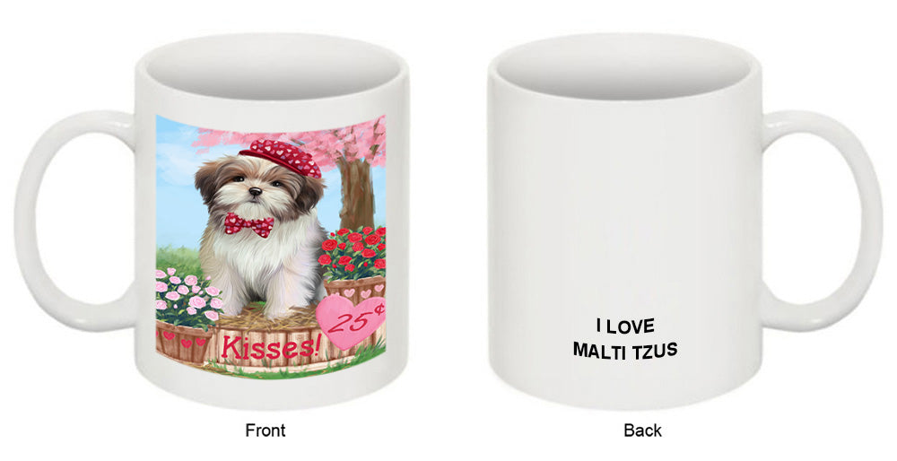 Rosie 25 Cent Kisses Malti Tzu Dog Coffee Mug MUG51370