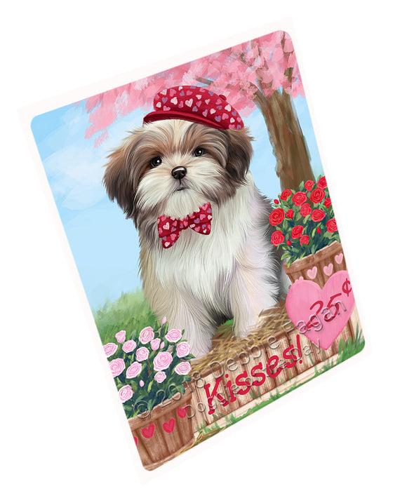 Rosie 25 Cent Kisses Malti Tzu Dog Magnet MAG73053 (Small 5.5" x 4.25")