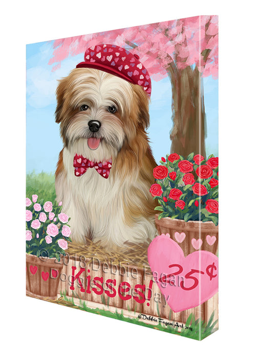 Rosie 25 Cent Kisses Malti Tzu Dog Canvas Print Wall Art Décor CVS125981