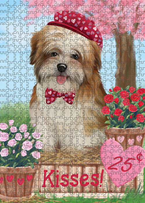 Rosie 25 Cent Kisses Malti Tzu Dog Puzzle with Photo Tin PUZL92096