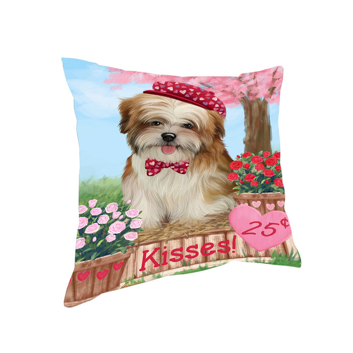 Rosie 25 Cent Kisses Malti Tzu Dog Pillow PIL78184