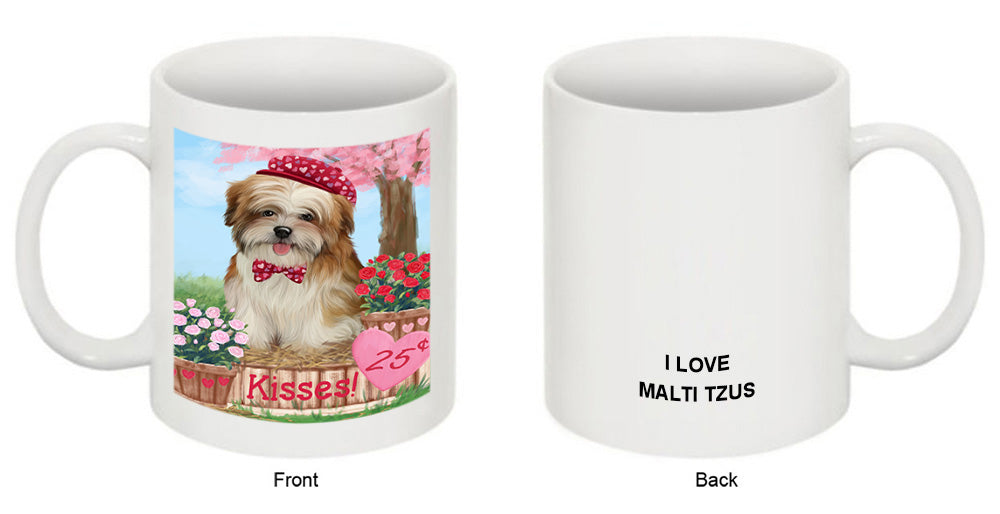 Rosie 25 Cent Kisses Malti Tzu Dog Coffee Mug MUG51371