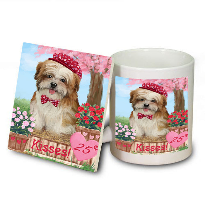 Rosie 25 Cent Kisses Malti Tzu Dog Mug and Coaster Set MUC55965
