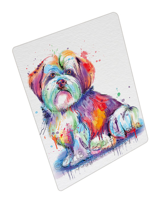 Watercolor Malti Tzu Dog Cutting Board C77073