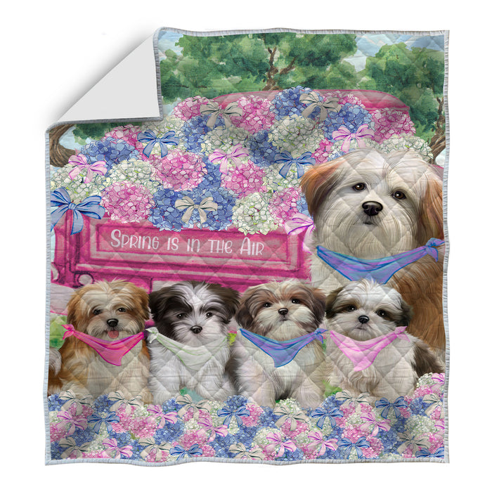Malti Tzu Quilt: Explore a Variety of Bedding Designs, Custom, Personalized, Bedspread Coverlet Quilted, Gift for Dog and Pet Lovers