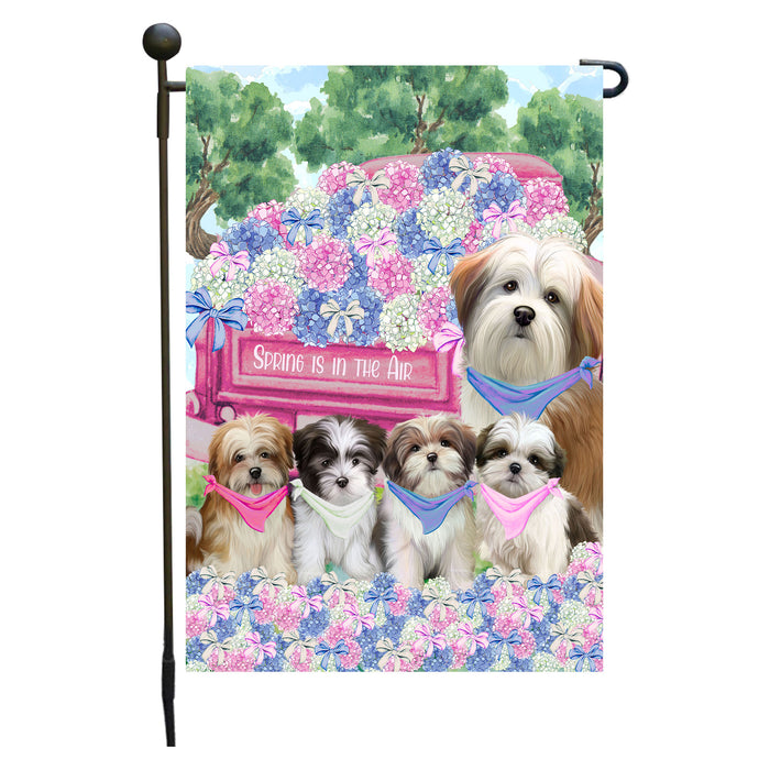 Malti Tzu Dogs Garden Flag: Explore a Variety of Personalized Designs, Double-Sided, Weather Resistant, Custom, Outdoor Garden Yard Decor for Dog and Pet Lovers