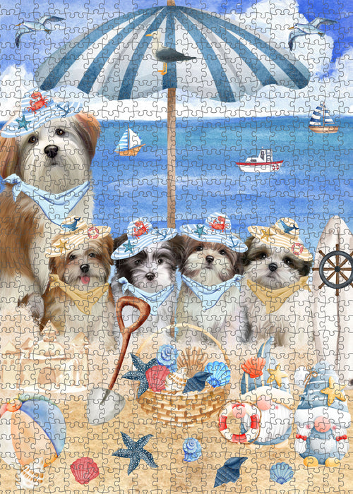 Malti Tzu Jigsaw Puzzle: Explore a Variety of Personalized Designs, Interlocking Puzzles Games for Adult, Custom, Dog Lover's Gifts