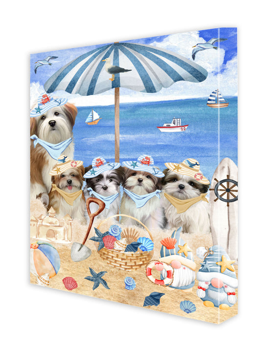 Malti Tzu Canvas: Explore a Variety of Custom Designs, Personalized, Digital Art Wall Painting, Ready to Hang Room Decor, Gift for Pet & Dog Lovers