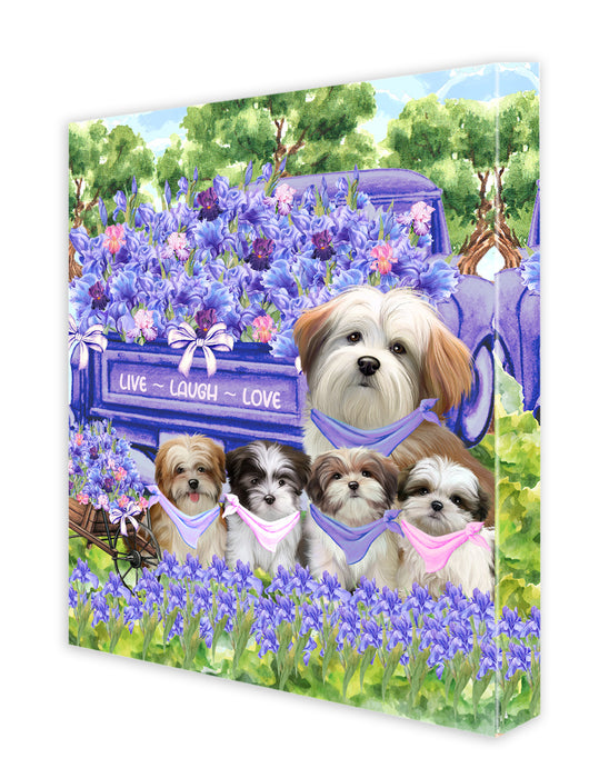 Malti Tzu Wall Art Canvas, Explore a Variety of Designs, Custom Digital Painting, Personalized, Ready to Hang Room Decor, Dog Gift for Pet Lovers