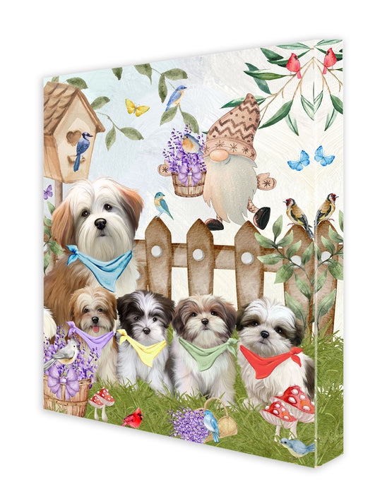 Malti Tzu Wall Art Canvas, Explore a Variety of Designs, Custom Digital Painting, Personalized, Ready to Hang Room Decor, Dog Gift for Pet Lovers