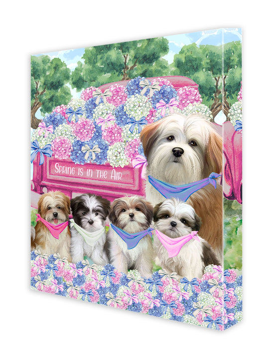 Malti Tzu Canvas: Explore a Variety of Designs, Digital Art Wall Painting, Personalized, Custom, Ready to Hang Room Decoration, Gift for Pet & Dog Lovers