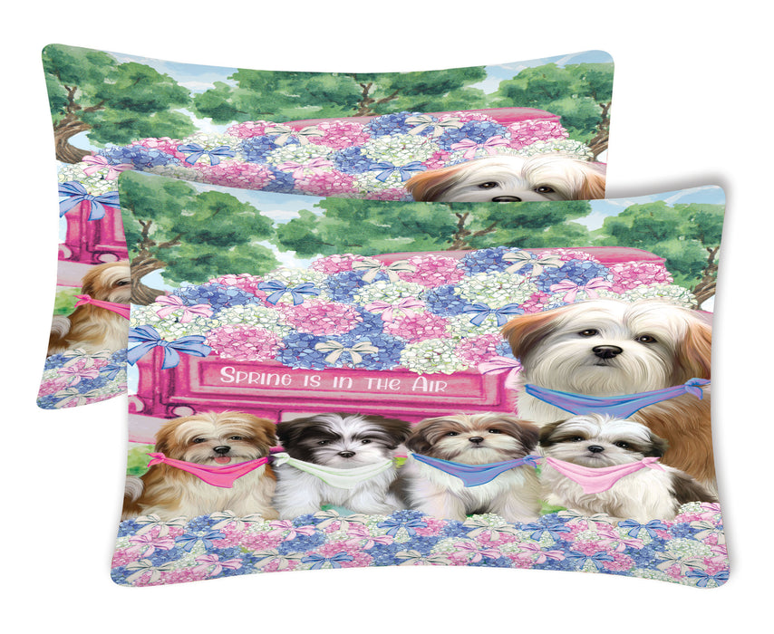 Malti Tzu Pillow Case, Soft and Breathable Pillowcases Set of 2, Explore a Variety of Designs, Personalized, Custom, Gift for Dog Lovers