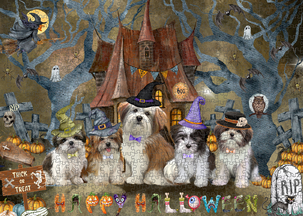 Malti Tzu Jigsaw Puzzle: Explore a Variety of Personalized Designs, Interlocking Puzzles Games for Adult, Custom, Dog Lover's Gifts