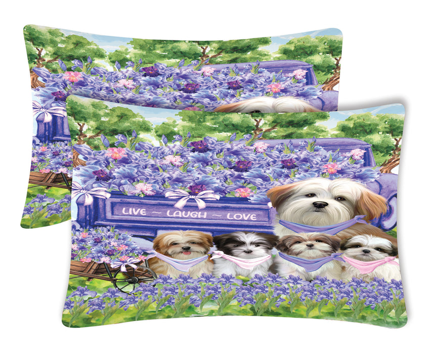 Malti Tzu Pillow Case: Explore a Variety of Designs, Custom, Personalized, Soft and Cozy Pillowcases Set of 2, Gift for Dog and Pet Lovers
