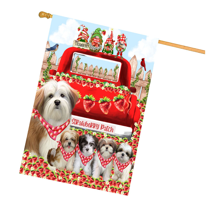 Malti Tzu Dogs House Flag: Explore a Variety of Custom Designs, Double-Sided, Personalized, Weather Resistant, Home Outside Yard Decor, Dog Gift for Pet Lovers