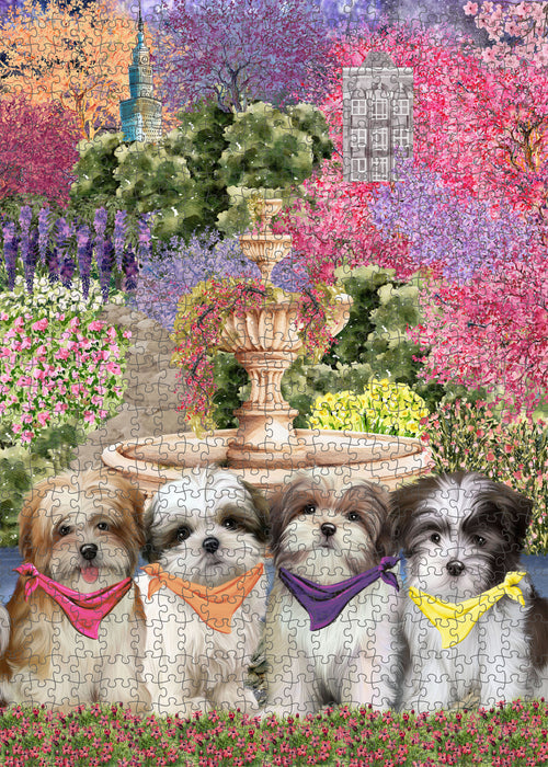 Malti Tzu Jigsaw Puzzle: Explore a Variety of Designs, Interlocking Halloween Puzzles for Adult, Custom, Personalized, Pet Gift for Dog Lovers