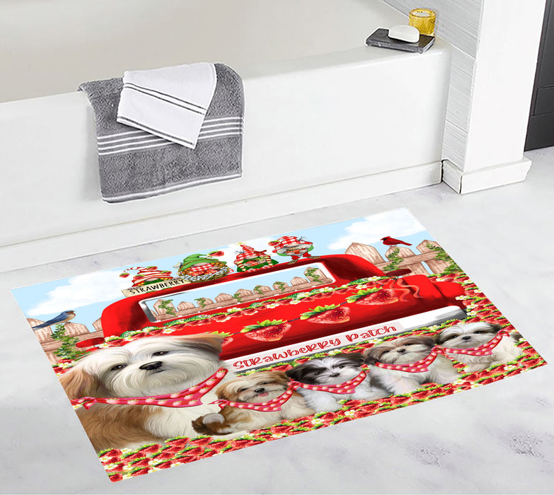 Malti Tzu Bath Mat: Explore a Variety of Designs, Custom, Personalized, Anti-Slip Bathroom Rug Mats, Gift for Dog and Pet Lovers
