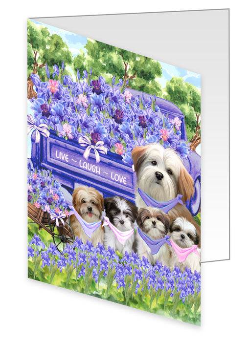 Malti Tzu Greeting Cards & Note Cards with Envelopes, Explore a Variety of Designs, Custom, Personalized, Multi Pack Pet Gift for Dog Lovers