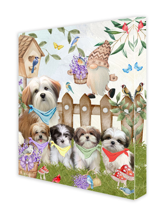Malti Tzu Canvas: Explore a Variety of Designs, Personalized, Digital Art Wall Painting, Custom, Ready to Hang Room Decor, Dog Gift for Pet Lovers