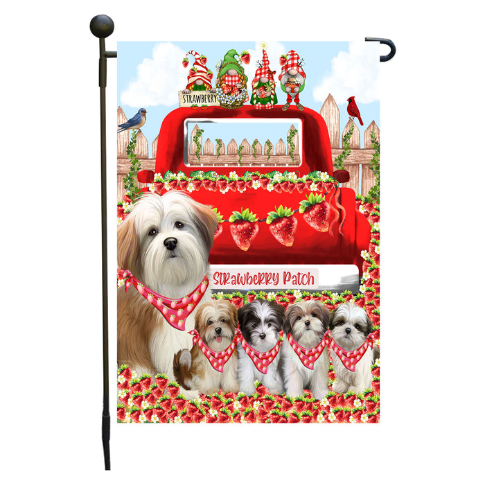 Malti Tzu Dogs Garden Flag: Explore a Variety of Custom Designs, Double-Sided, Personalized, Weather Resistant, Garden Outside Yard Decor, Dog Gift for Pet Lovers