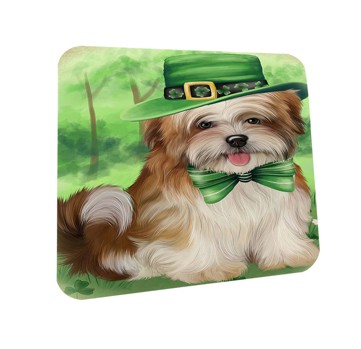 St. Patricks Day Irish Portrait Malti Tzu Dog Coasters Set of 4 CST48797