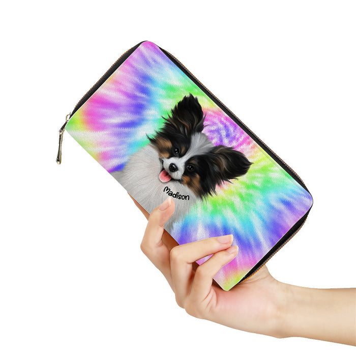 Personalized Mini Purse Custom Rainbow Tie Dye Add Your Photo All Over Print