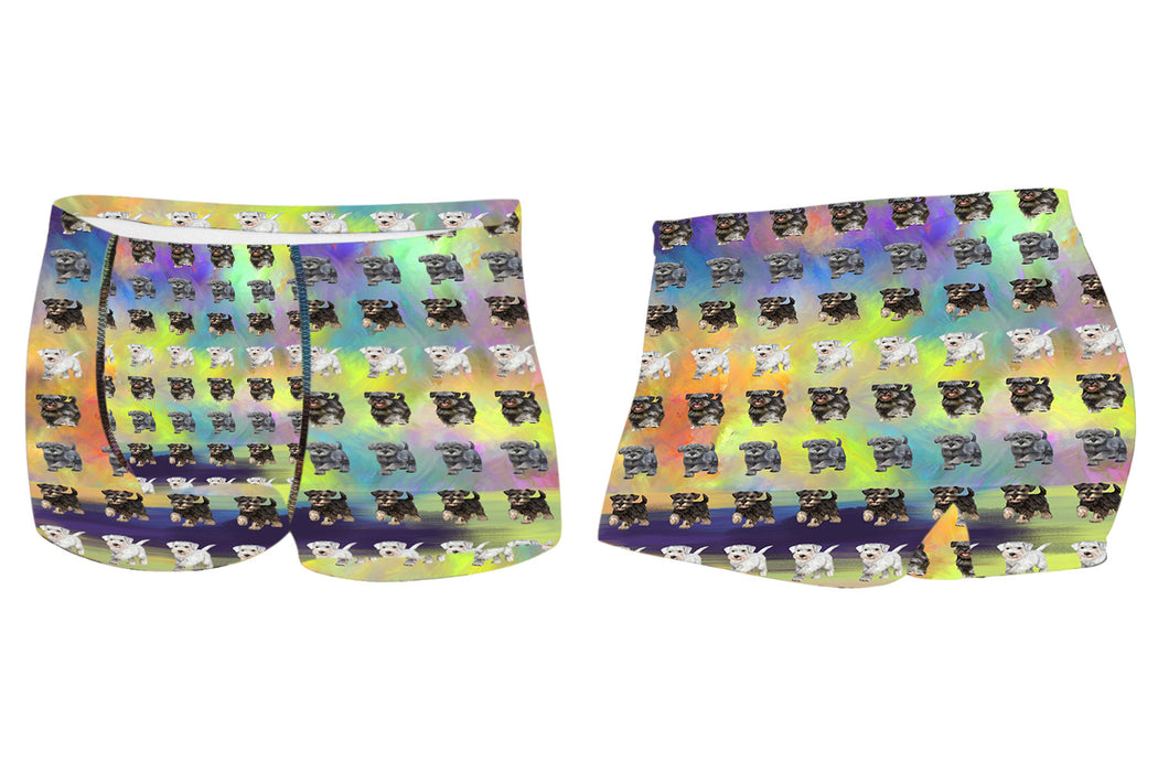 Paradise Wave Miniature Schnauzer DogsMen's All Over Print Boxer Briefs