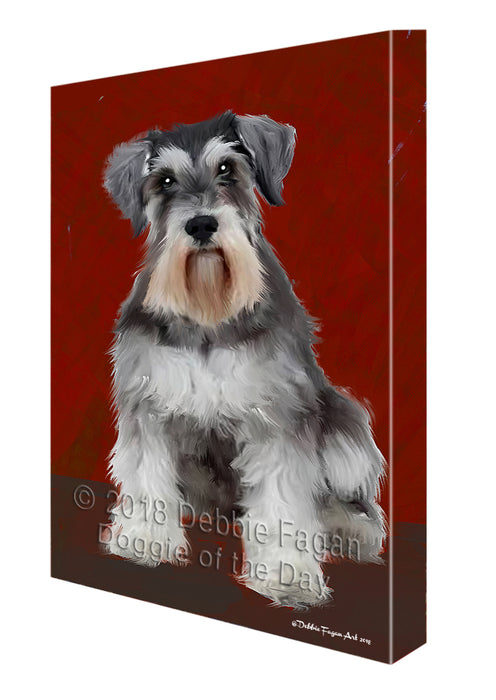 Miniature Schnauzer Dog Canvas Wall Art CVS50547