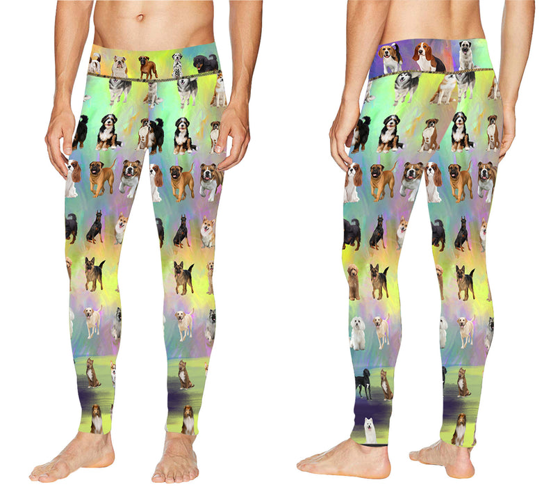 Paradise Wave Multi Breed Dogs All Over Print Meggings