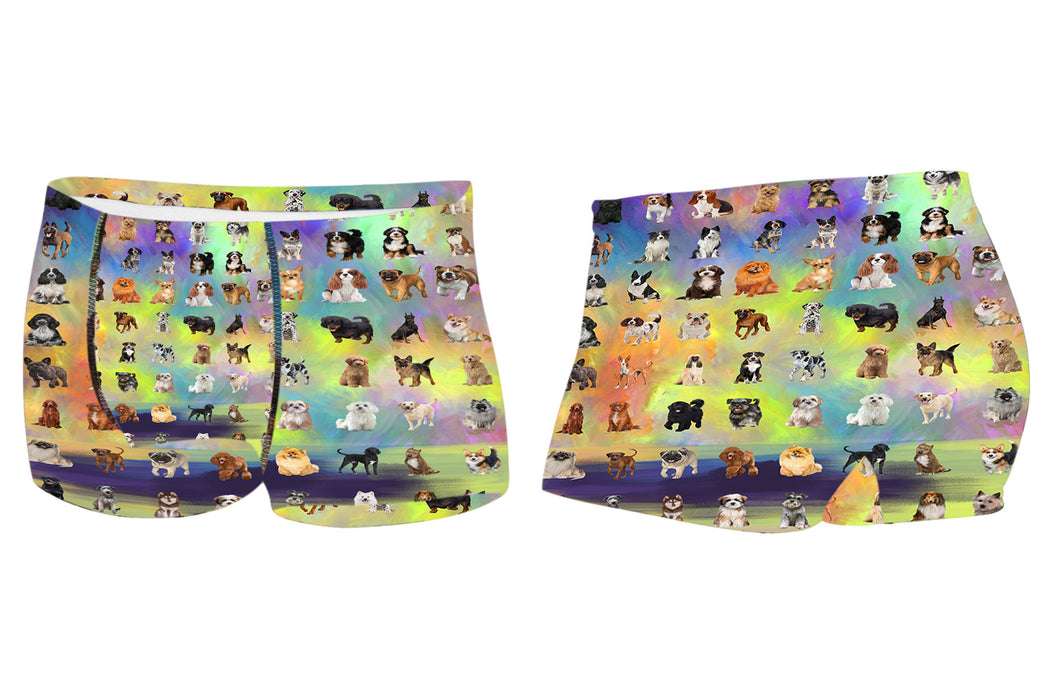 Paradise Wave Multi Breed DogsMen's All Over Print Boxer Briefs