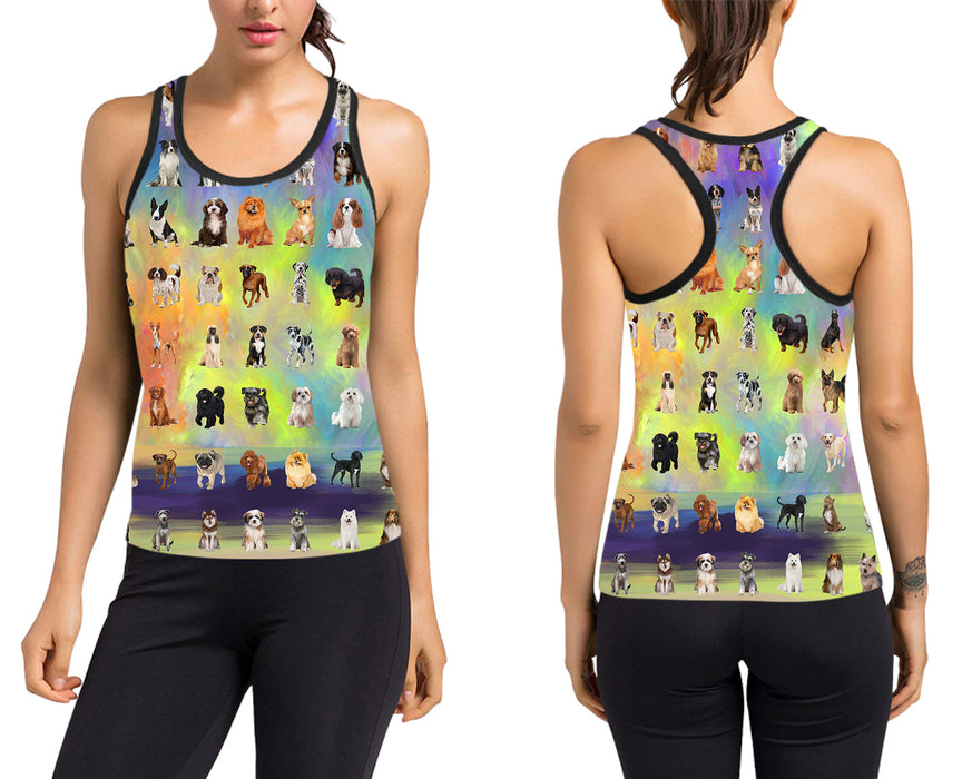 Paradise Wave Multi Breed Dogs Women's Racerback Tank Top