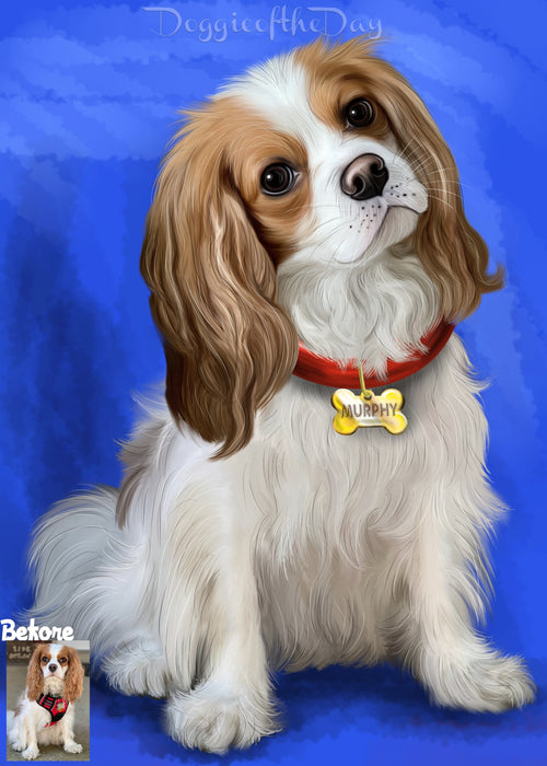 Digital Painting PERSONALIZED PET PORTRAIT! Custom Pet Dog or Cat Art