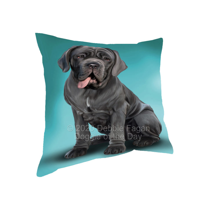 Neapolitan Mastiff Dog Pillow with Top Quality High-Resolution Images - Ultra Soft Pet Pillows for Sleeping - Reversible & Comfort - Ideal Gift for Dog Lover - Cushion for Sofa Couch Bed - 100% Polyester
