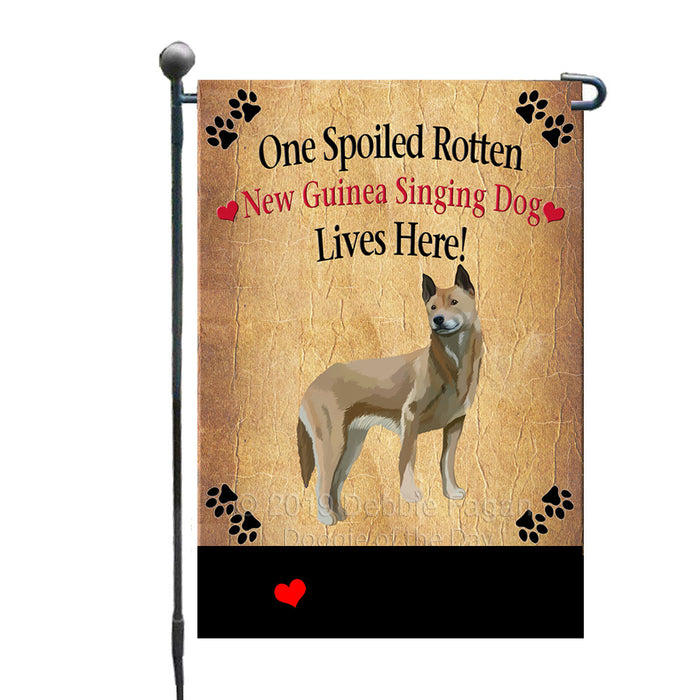 Personalized Spoiled Rotten New Guinea Singing Dog GFLG-DOTD-A63207
