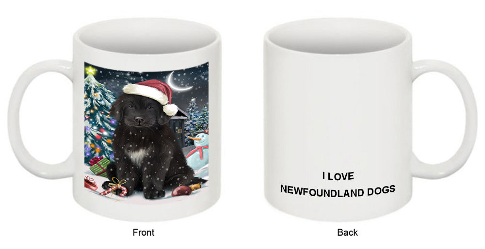 Have a Holly Jolly Christmas Happy Holidays Newfoundland Dog Coffee Mug MUG49639