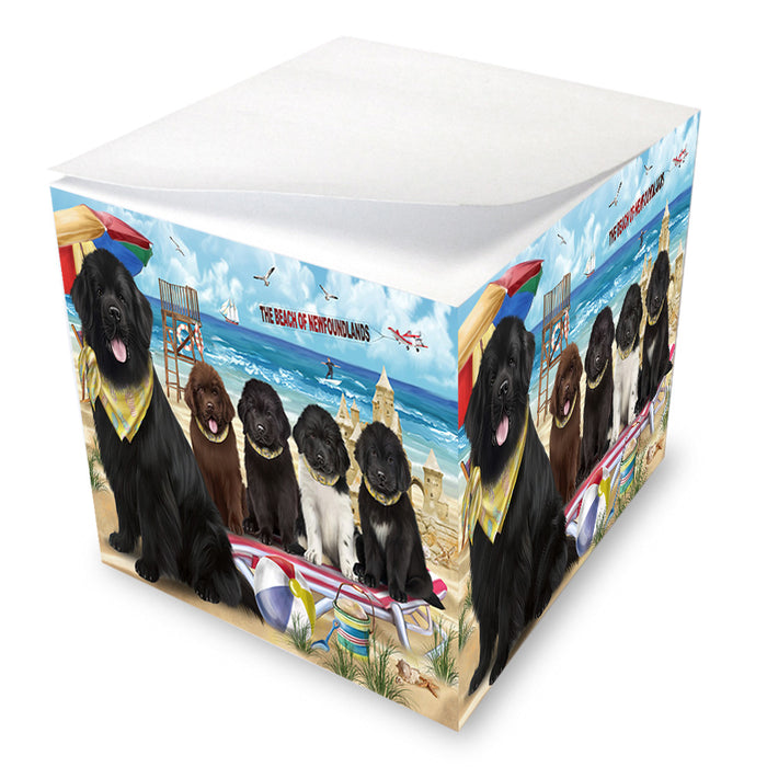 Pet Friendly Beach Newfoundland Dogs Note Cube NOC55814