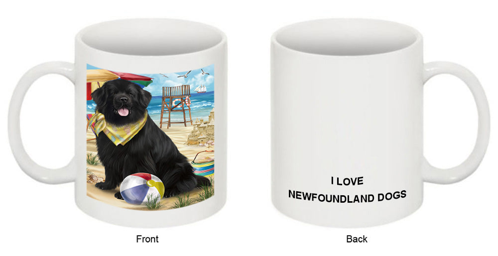 Pet Friendly Beach Newfoundland Dog Coffee Mug MUG49567