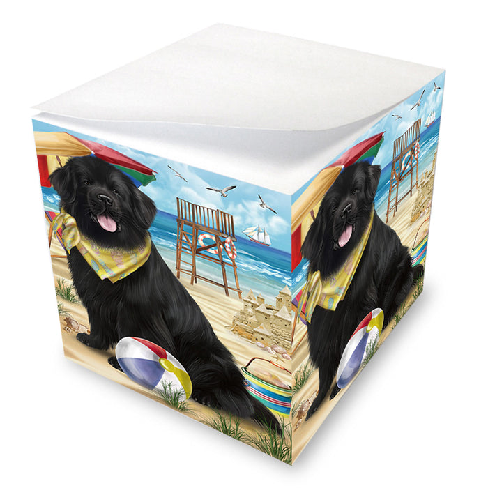Pet Friendly Beach Newfoundland Dog Note Cube NOC55815